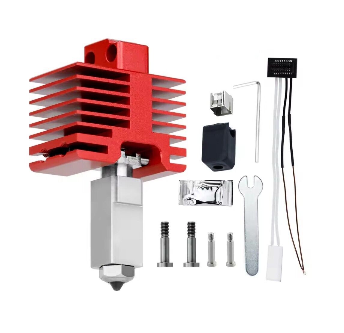 Bambu Lab P1 Series Upgraded Hotend Tri Metal One - Piece Heatbreak Kit P1S P1P - sayercnc - 3D Printer Parts Australia