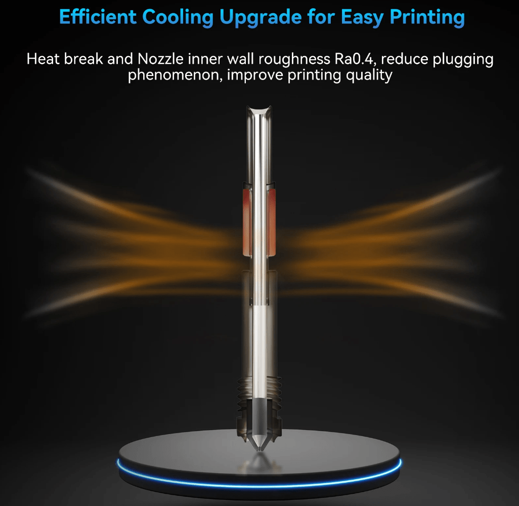 Bambu Lab P1 Series Upgraded Hotend Tri Metal One - Piece Heatbreak Kit P1S P1P - sayercnc - 3D Printer Parts Australia