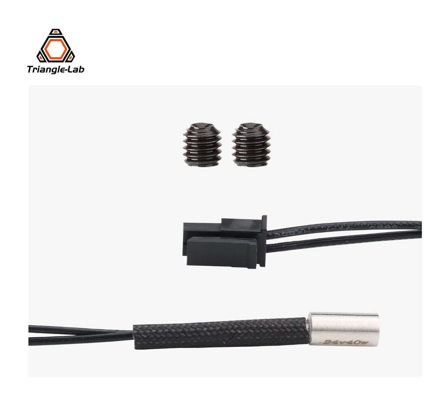 Triangle - Lab Heater Cartridge for Original Prusa MK4 40w 24v 6x12mm - sayercnc - 3D Printer Parts Australia