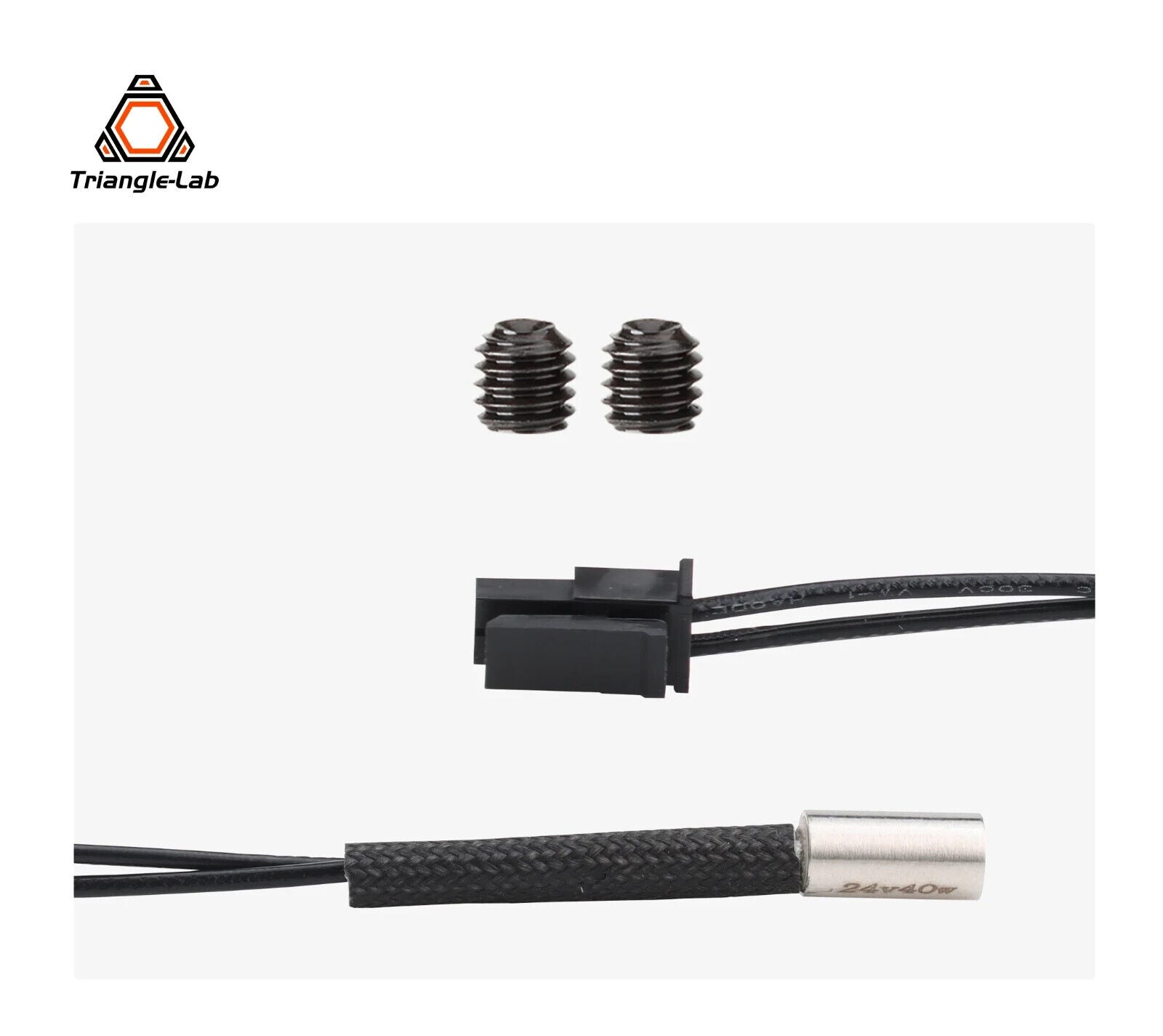 Triangle - Lab Heater Cartridge for Original Prusa MK4 40w 24v 6x12mm - sayercnc - 3D Printer Parts Australia