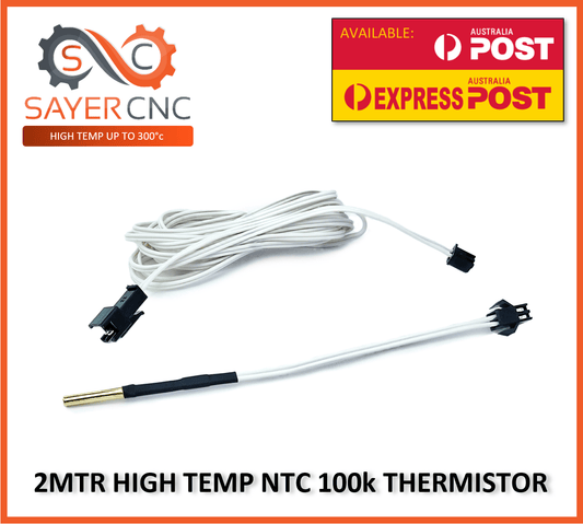 3D Printer Thermistor NTC 100k B3950 Hot Swap Cartridge Style 300c - sayercnc - 3D Printer Parts Australia