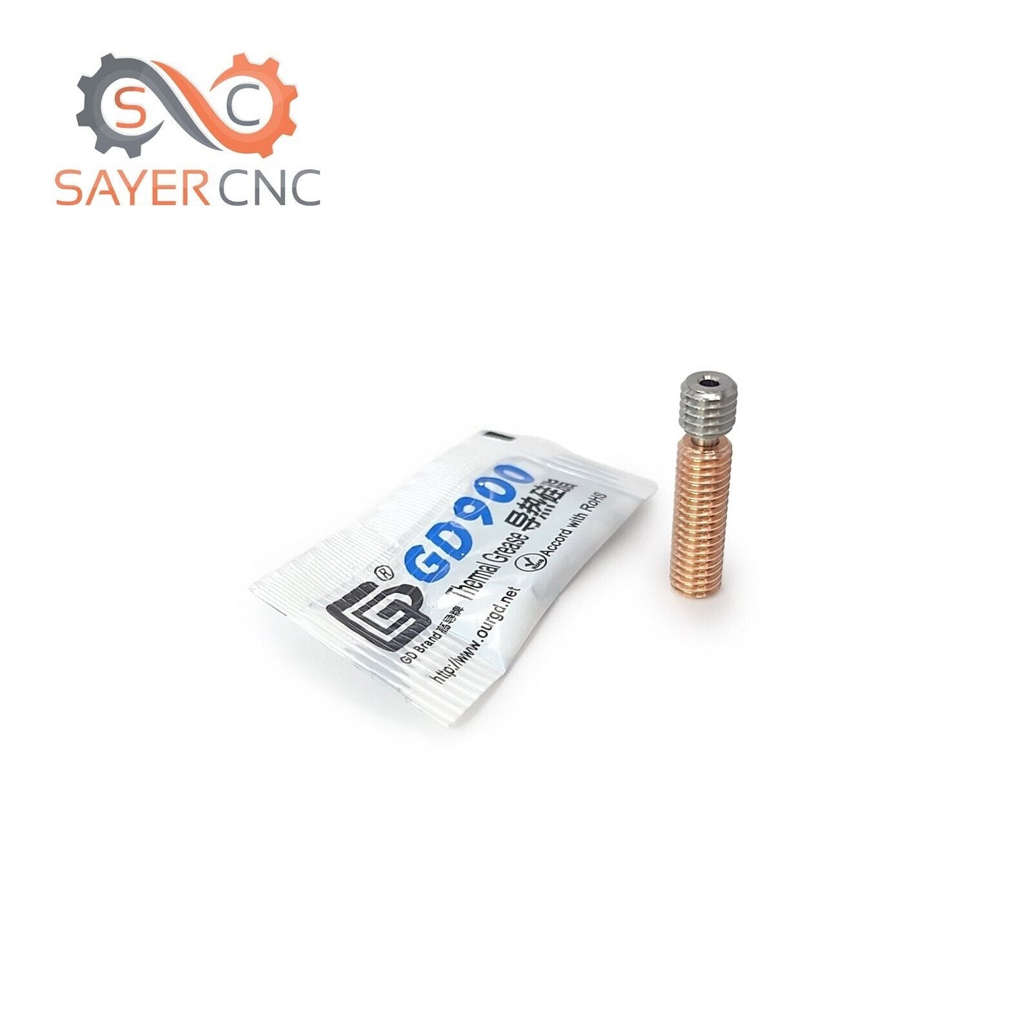 Bi-Metal Heat Break MK8 M6 All-Metal Titanium Alloy Premium Upgrade - sayercnc - 3D Printer Parts Australia