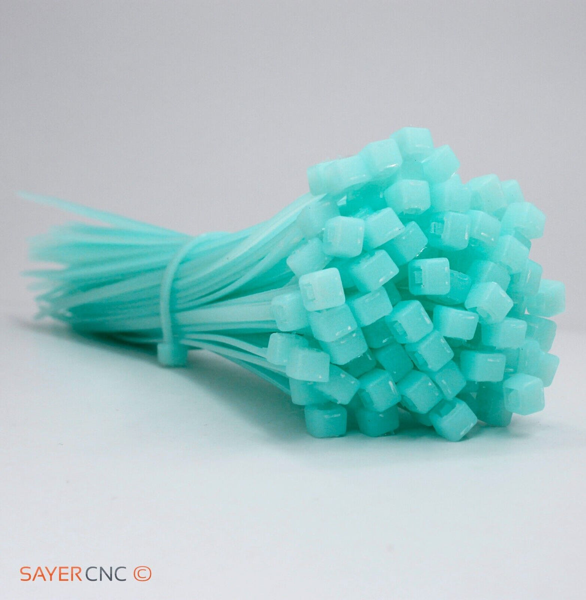 Cable Zip Tie high Temperature PA46 200c 3.6mm x 200mm Green Natural C