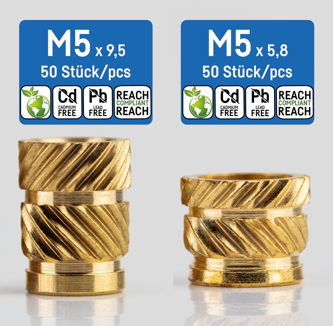 CNC Kitchen Heat Threaded Insert M2 M2.5 M3 VORON M4 M5 M6 M8 1/4" MIXED SET - sayercnc - 3D Printer Parts Australia