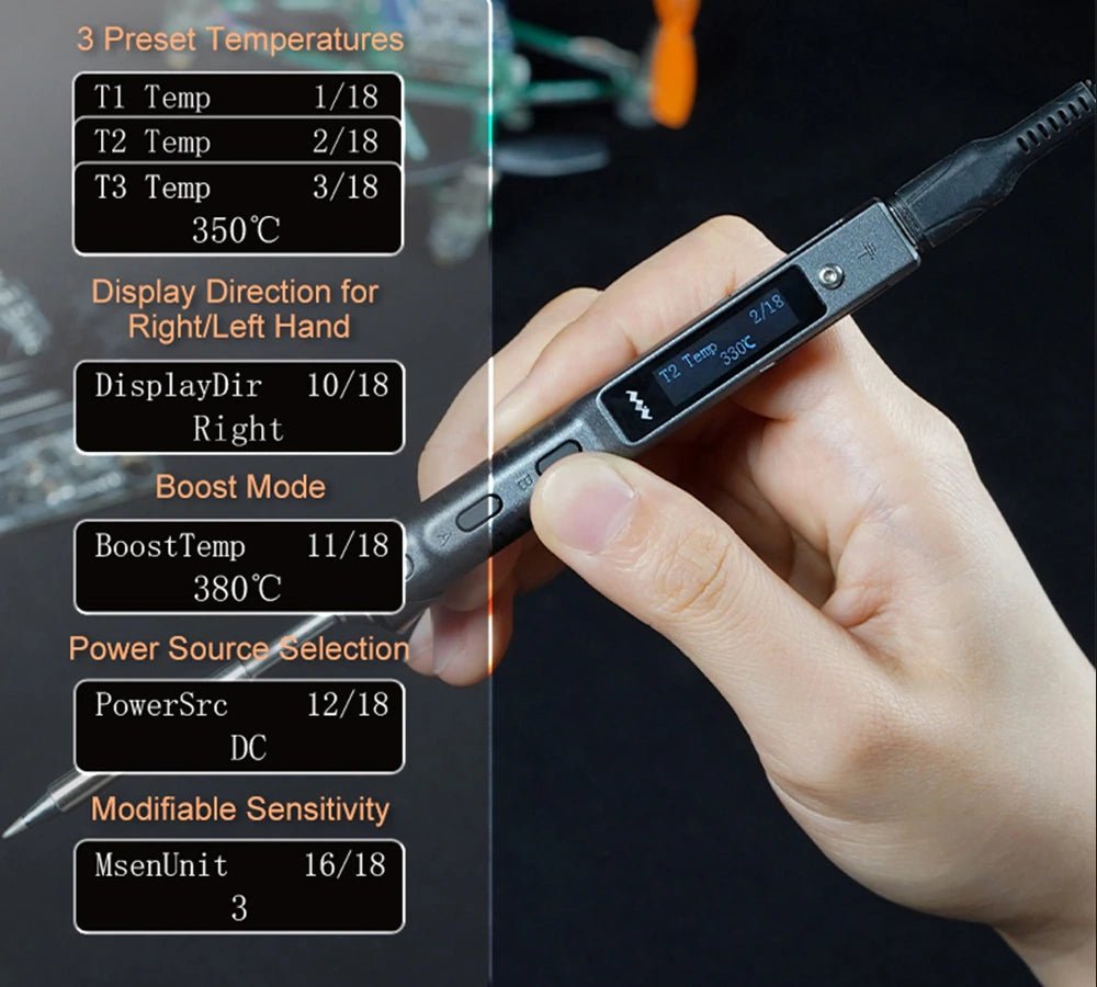 CNC Kitchen TS101 Adaptor Set and Miniware TS101 Soldering Iron Combo - sayercnc - 3D Printer Parts Australia