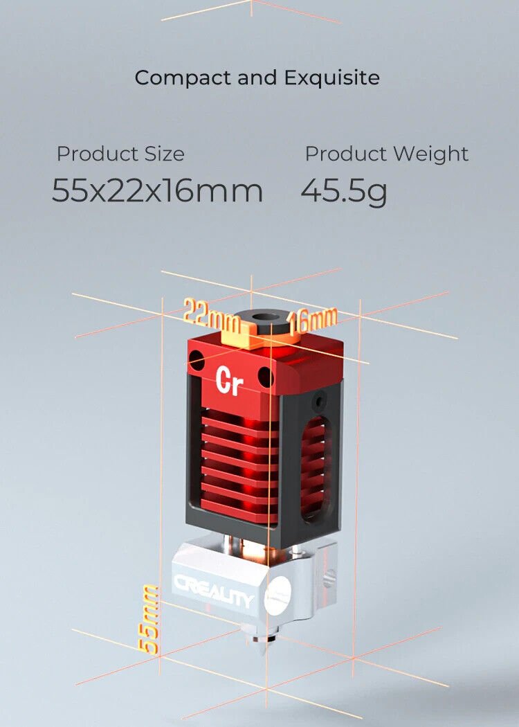 creality spider hotend new model 300c + upgrade for ender / cr10 and more