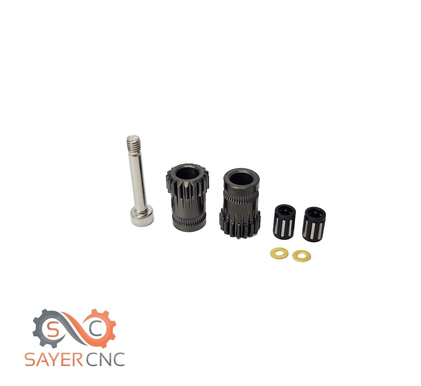 dual drive gear extruder premium kit for 3d printers ender 3 / cr-10s all metal
