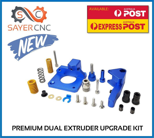 dual drive gear extruder premium kit for 3d printers ender 3 / cr-10s all metal