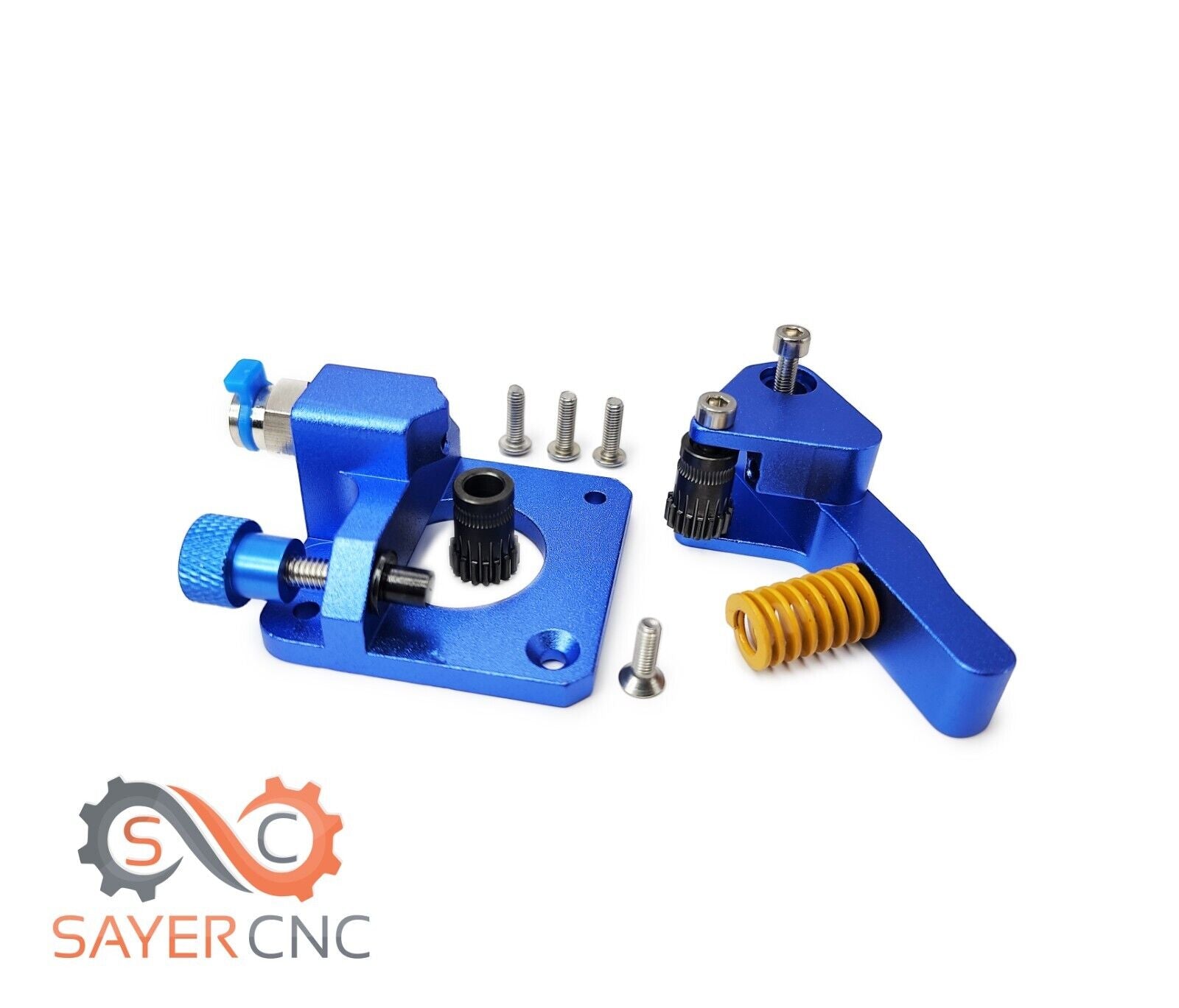 dual drive gear extruder premium kit for 3d printers ender 3 / cr-10s all metal
