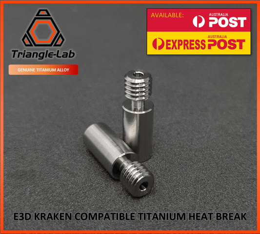 E3D Kraken Chimera Compatible Titanium Alloy Heat Break - 1.75MM - sayercnc - 3D Printer Parts Australia