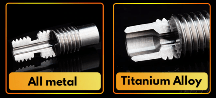 E3D V6 Compatible Titanium Alloy Heat Break Premium Upgrade 1.75MM - sayercnc - 3D Printer Parts Australia