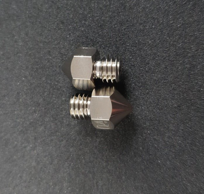 Ender 3 CR10 Nozzle Hardened MK8 High Temp Plated Copper Nozzle 0.4mm 1.75mm - sayercnc - 3D Printer Parts Australia