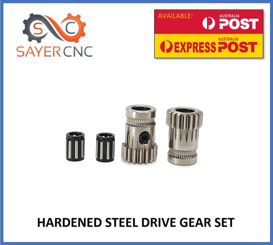 Extruder Gear Set Hardened Precision Machined Steel with Needle bearings - sayercnc - 3D Printer Parts Australia