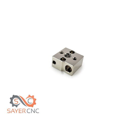 Heater Block Plated Copper Suit CR-6 SE / MAX / Neo SE Creality Heatblock - sayercnc - 3D Printer Parts Australia