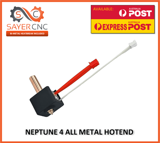Hotend All Metal ELEGOO Neptune 4 Hot End Extruder Full Kit - sayercnc - 3D Printer Parts Australia