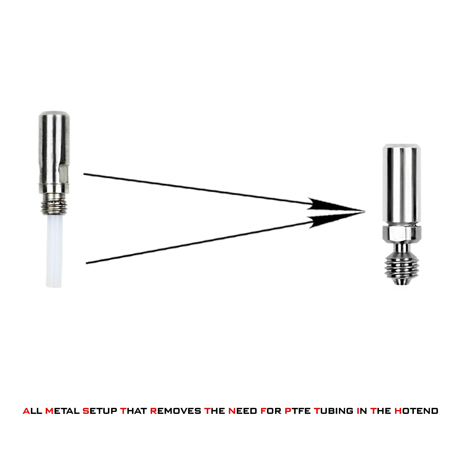 Micro Swiss MK10 Heat Break All Metal Flashforge Cocoon Create & More Heatbreak - sayercnc - 3D Printer Parts Australia