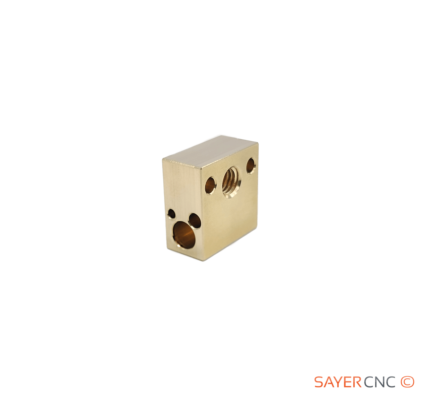 MK8 Brass Heater Block Original for Ender 3 CR10 J-head Hotend Upgrade - sayercnc - 3D Printer Parts Australia