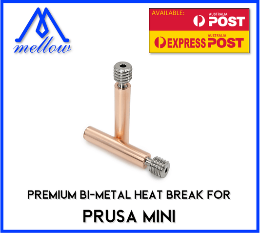 Prusa MINI Heat Break Bi-Metal Titanium Alloy and Copper - 1.75MM Heatbreak - sayercnc - 3D Printer Parts Australia