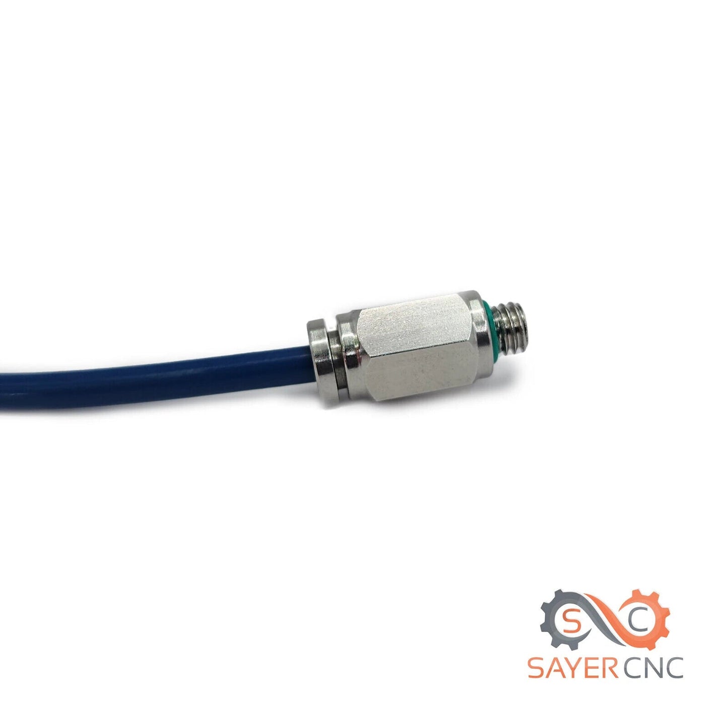 PTFE Fitting Stainless Steel 25mm PC4-M6 Bowden Pneumatic Connector All Metal - sayercnc - 3D Printer Parts Australia