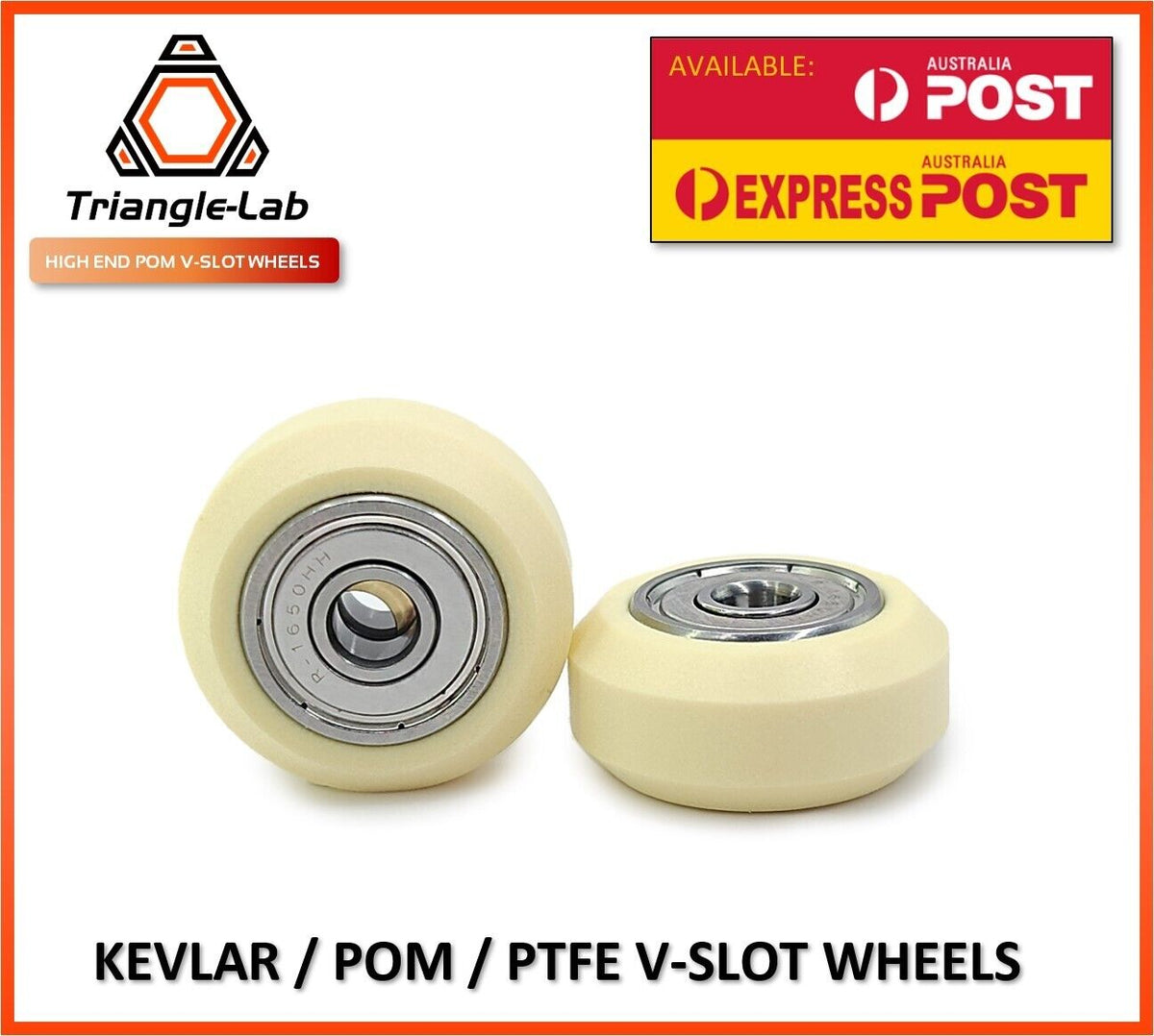 TriangleLab VSlot Wheels Kevlar Reinforced POM/PTFE High Performance