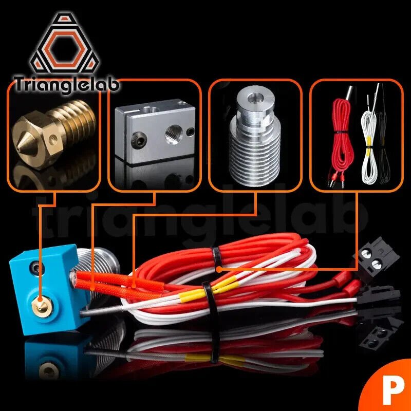 TriangleLab Hotend kit for Prusa 24v MK3/s/+ 3D Printer 0.4 0.6 Nozzles - sayercnc - 3D Printer Parts Australia