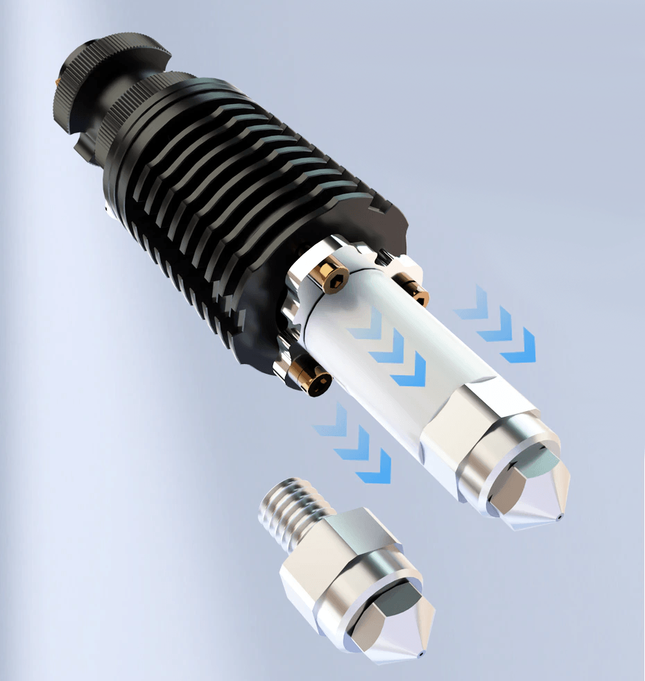 TriangleLab Rapido Ultra High Flow Hotend 45mm³/s Ceramic Heater - sayercnc - 3D Printer Parts Australia