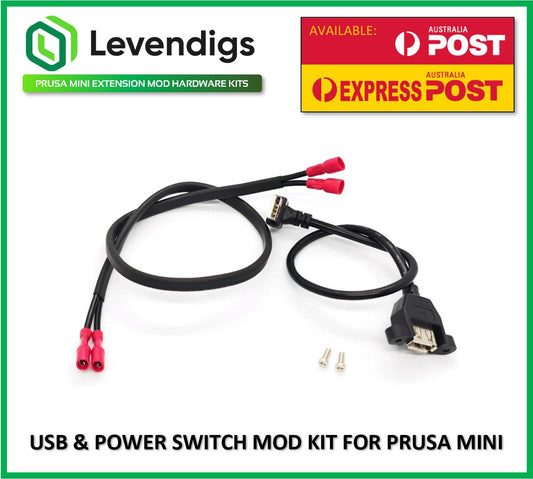 USB & Power Switch Extension Cable Mod Hardware Kit for Prusa Mini (+) - sayercnc - 3D Printer Parts Australia