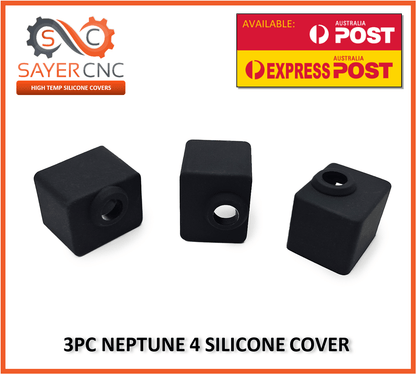 3pc Silicone Sock Cover For ELEGOO Neptune 4 Hotend High Temp - sayercnc - 3D Printer Parts Australia