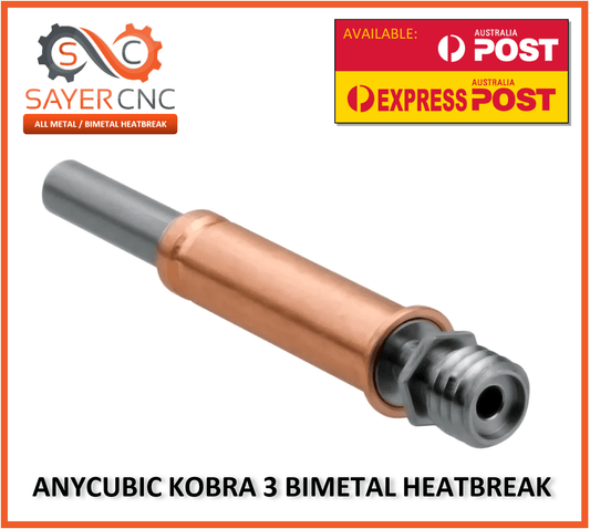 Anycubic Kobra 3 Bi - Metal Heat Break All - Metal Heatbreak - sayercnc - 3D Printer Parts Australia