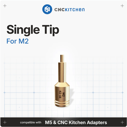 CNC Kitchen Heat Insert Replacement Single Tip Spares For Soldering Iron Adaptors 2mm, 2.5mm, 3mm - sayercnc - 3D Printer Parts Australia