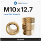 CNC Kitchen Heat Threaded Insert M2 M2.5 M3 VORON M4 M5 M6 M8 1/4" 1/8" 3/8" MIXED SET - sayercnc - 3D Printer Parts Australia