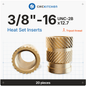CNC Kitchen Heat Threaded Insert M2 M2.5 M3 VORON M4 M5 M6 M8 1/4" 1/8" 3/8" MIXED SET - sayercnc - 3D Printer Parts Australia