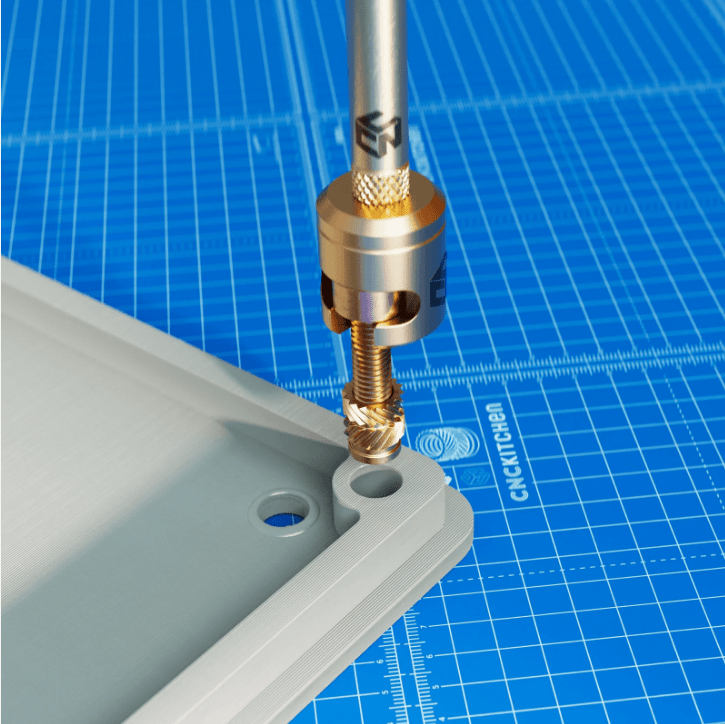 CNC Kitchen Insert Removal Tool V2 for M2, M2.5 & M3 - sayercnc - 3D Printer Parts Australia