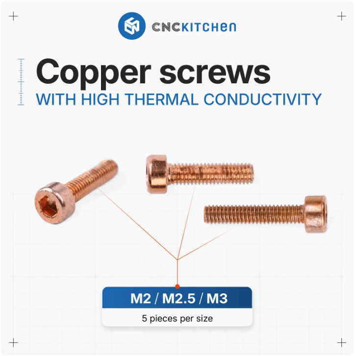 CNC Kitchen Insert Removal Tool V2 for M2, M2.5 & M3 - sayercnc - 3D Printer Parts Australia