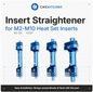 CNC Kitchen Insert Straightener M2 to M10 (2 - 56 to G1/8") - sayercnc - 3D Printer Parts Australia
