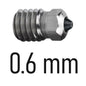 Hardened Steel 0.2mm 0.4mm 0.6mm Nozzle For Aftermarket Bambu Lab X1 P1P Hotend - sayercnc - 3D Printer Parts Australia