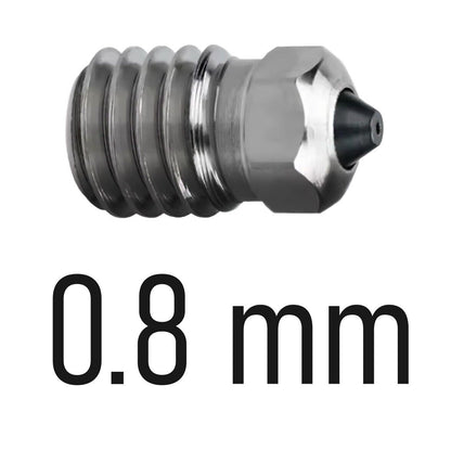 Hardened Steel 0.2mm 0.4mm 0.6mm Nozzle For Aftermarket Bambu Lab X1 P1P Hotend - sayercnc - 3D Printer Parts Australia