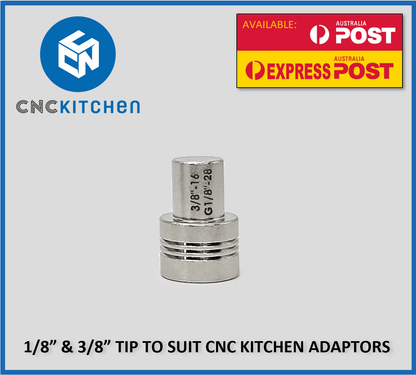 Heat Insert Tip For 1/8" & 3/8" Soldering Iron Adaptors By CNC Kitchen - sayercnc - 3D Printer Parts Australia