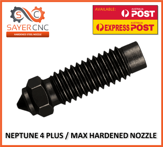 Neptune 4 Plus or Max Hardened Steel Nozzle for Elegoo Printers 1pc - sayercnc - 3D Printer Parts Australia