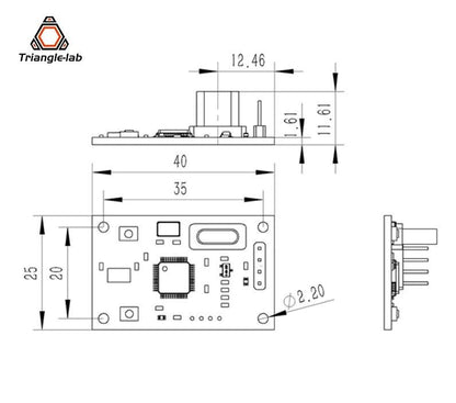 Triangle Labs USB ADXL345 Input Shaper / Shaping Toolkit for Klipper Firmware w/ TTL Board - sayercnc - 3D Printer Parts Australia