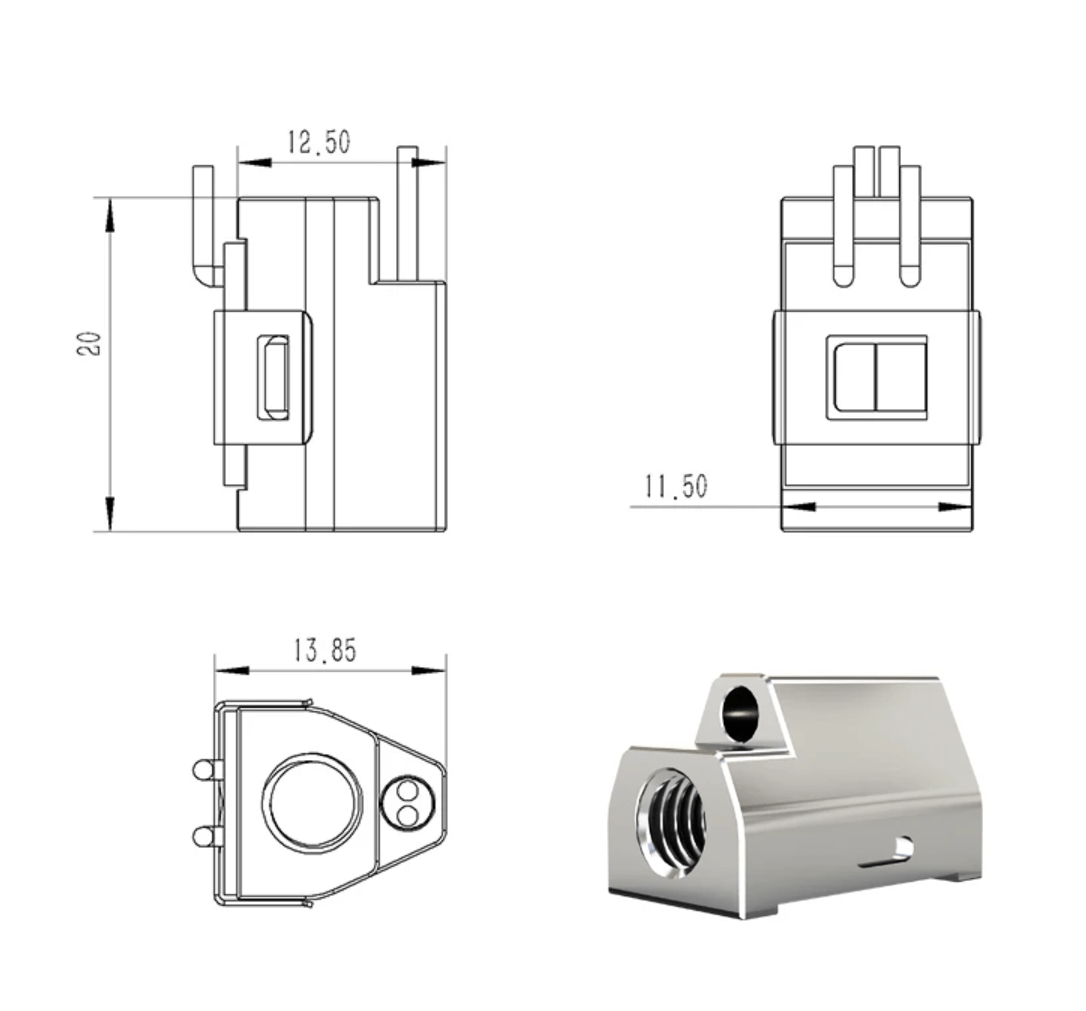 Volcano Hotend Upgrade Triangle Lab Ceramic V6 or Hemera Heatsinks - sayercnc - 3D Printer Parts Australia