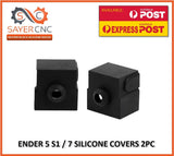 2pc Silicone Cover for Creality Ender 5 S1 Heater Block Socks - sayercnc - 3D Printer Parts Australia