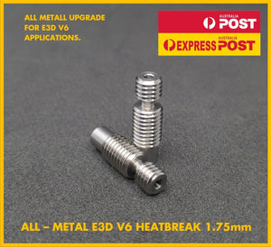 All Metal V6 E3D Compatible Heat Break 1.75MM Filament Premium Upgrade - sayercnc - 3D Printer Parts Australia