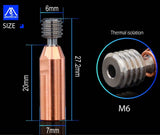 Bi-Metal Heat Break Ender 3 & CR-10 All-Metal Titanium Alloy By Mellow 3D - sayercnc - 3D Printer Parts Australia