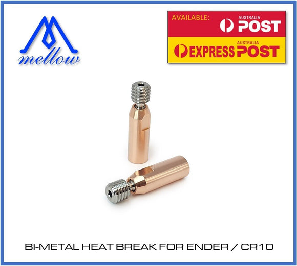 Bi-Metal Heat Break Ender 3 & CR-10 All-Metal Titanium Alloy By Mellow 3D - sayercnc - 3D Printer Parts Australia