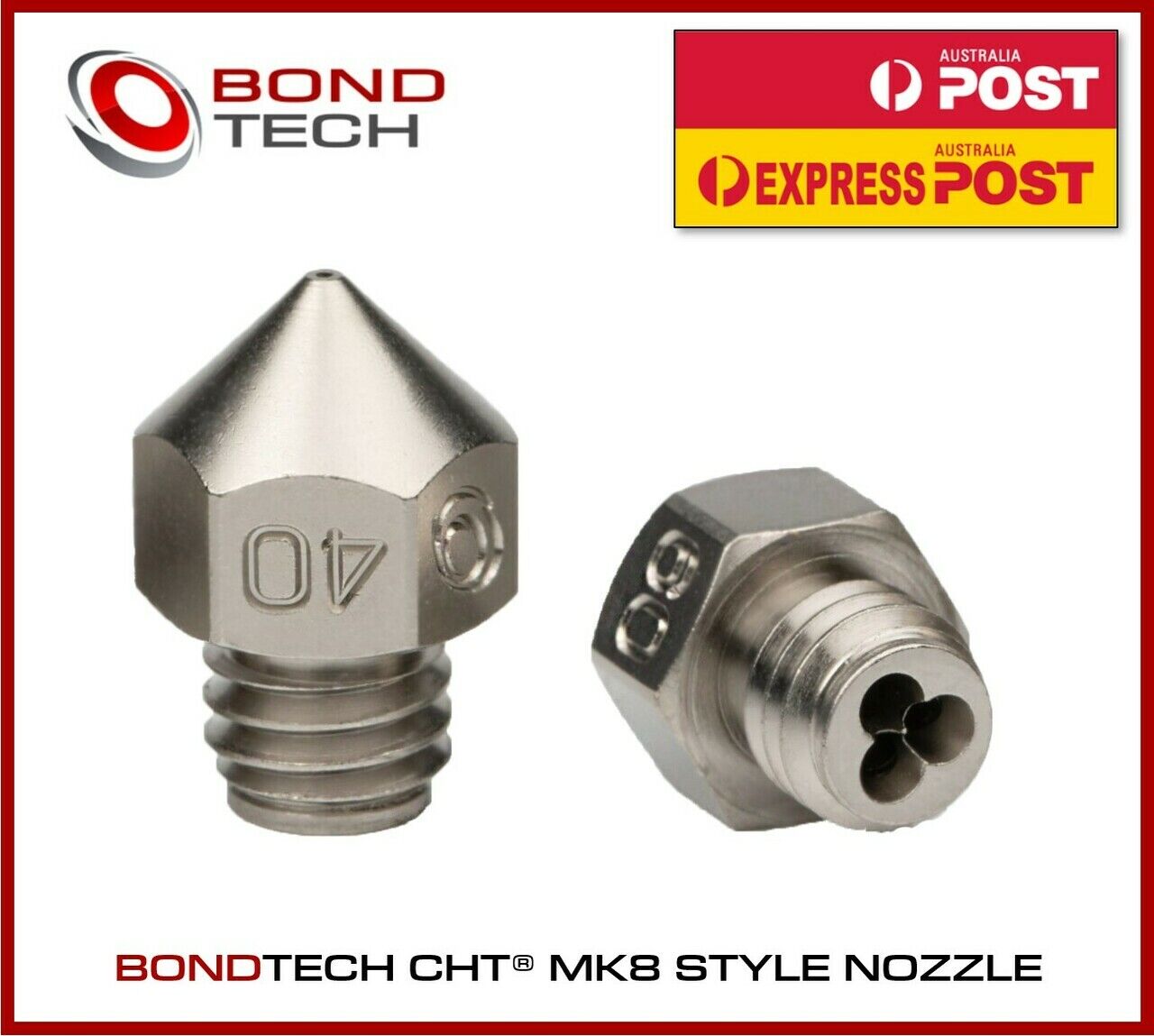 Bondtech CHT Coated Brass Nozzle MK8 For Creality – sayercnc