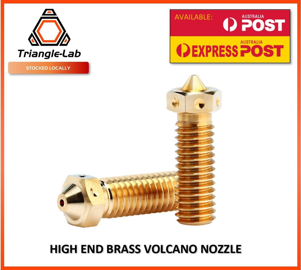 Brass E3D Volcano Compatible Triangle Lab High Quality Nozzle – sayercnc