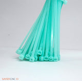 Cable Zip Tie high Temperature PA46 200c 2.5mm x 150mm Green Natural Colour - sayercnc - 3D Printer Parts Australia