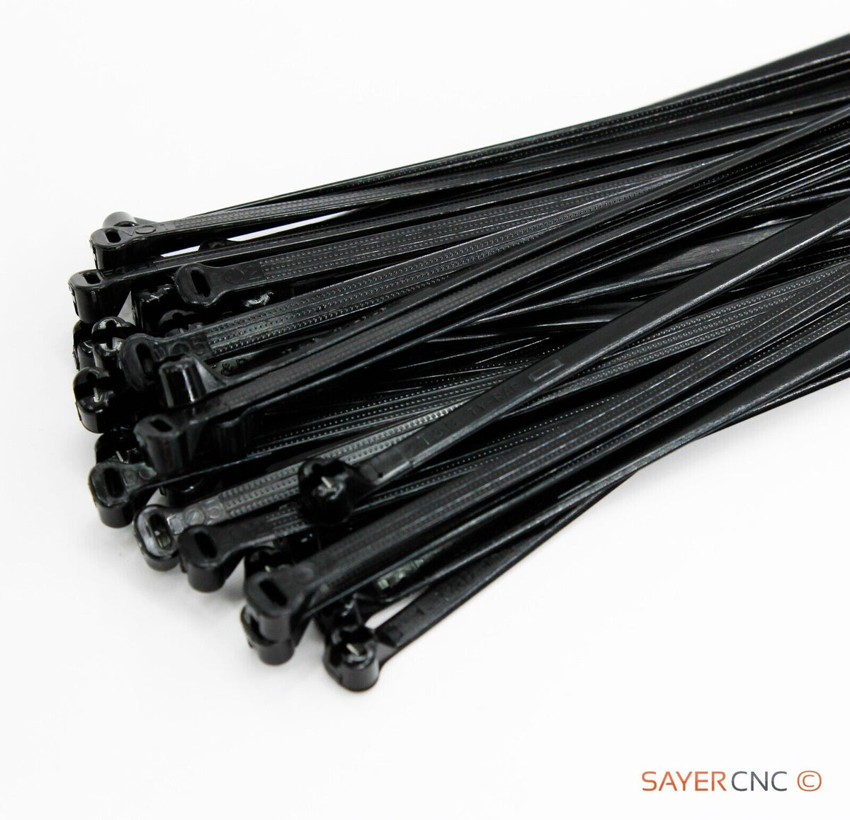 Cable Zip Tie Ty-Rap PA66 105c 2.4mm x 92mm Black Colour Made in Japan ...