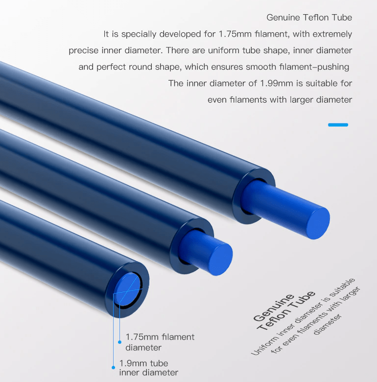 Capricorn Genuine PTFE XS Tube 1.75 Ender 3/5 CR10 Bowden 3D Printers Teflon 2m - sayercnc - 3D Printer Parts Australia